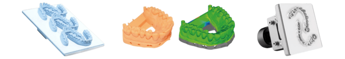 szablony protez wykonanych w drukarce 3d